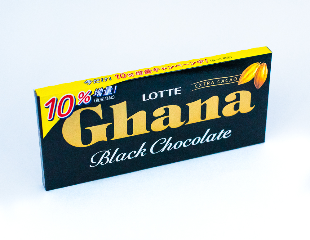 LOTTE Шоколад Ghana чёрный 50 гр.