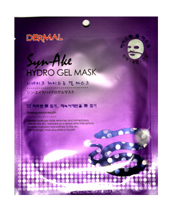 Гидрогелевая маска DERMAL 
с ядом змеи
Dermal Syn-ake 
Hydro Gel Mask